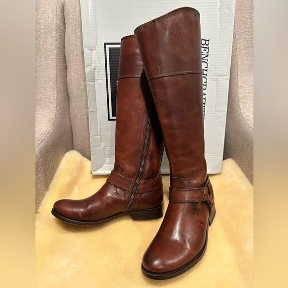 Frye Melissa harness inside zip tall  boot size 5,5 new - Picture 9 of 11